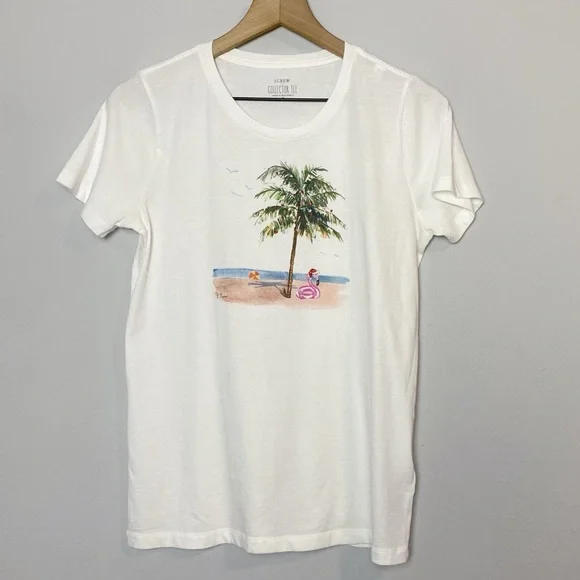 J. Crew Palm Tree Holiday Collector Tee - Picture 2 of 8